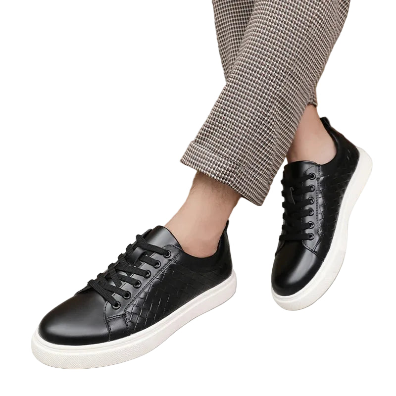 Men’s Crosshatch Panel Sneakers