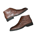 Men’s Double Buckle Ankle Boots