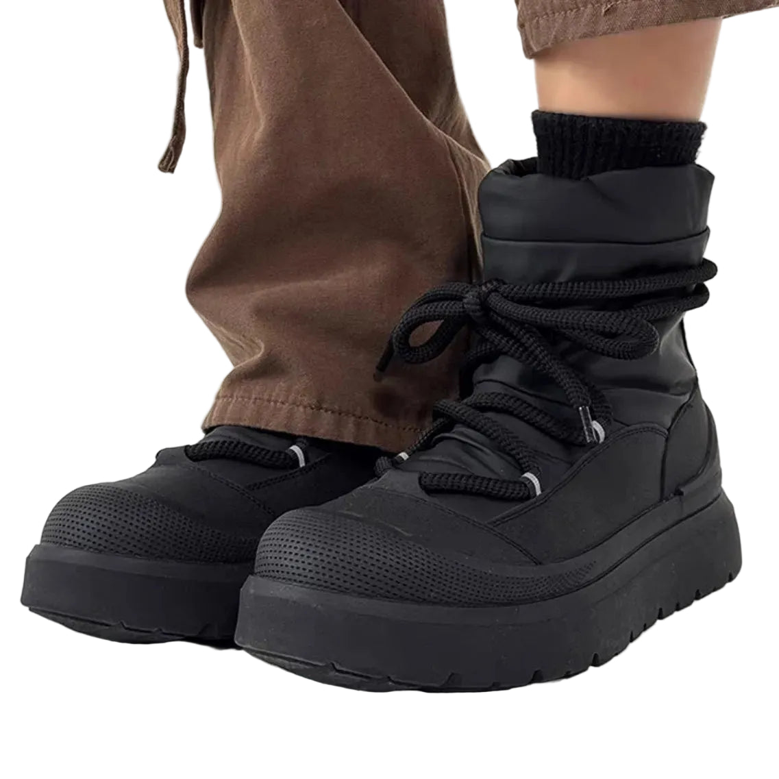 Men’s Drawstring Cuff Boots