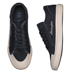 Men’s Frayed Trim Lace-Up