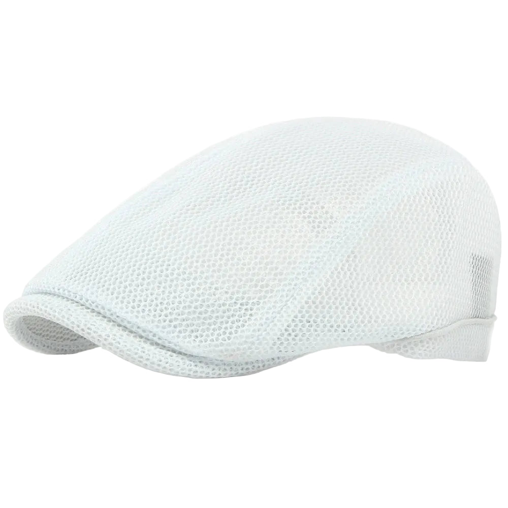 Men’s Full Mesh Crown Flat Cap
