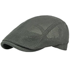 Men’s Full Mesh Crown Flat Cap