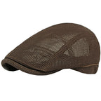 Men’s Full Mesh Crown Flat Cap