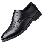 Men’s Grid Perforated Dress Shoes