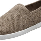 Men’s Grid Texture Slip-On Loafers