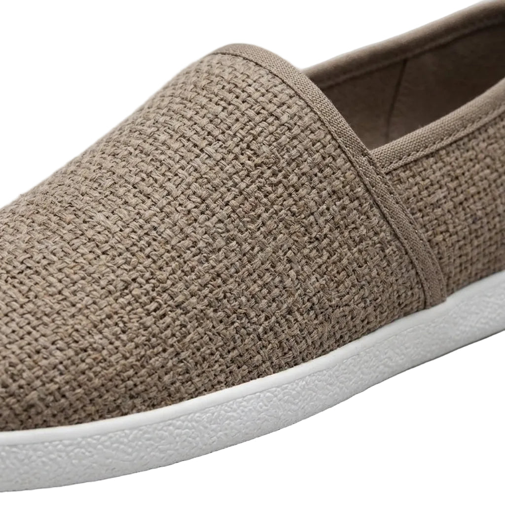 Men’s Grid Texture Slip-On Loafers