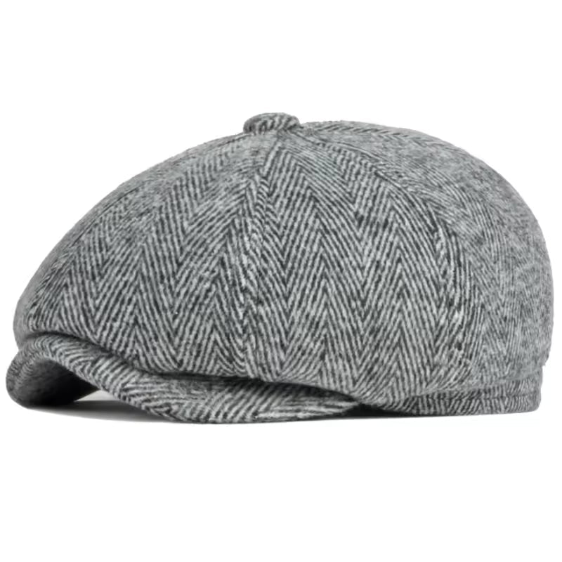 Men’s Herringbone Earflap Cap