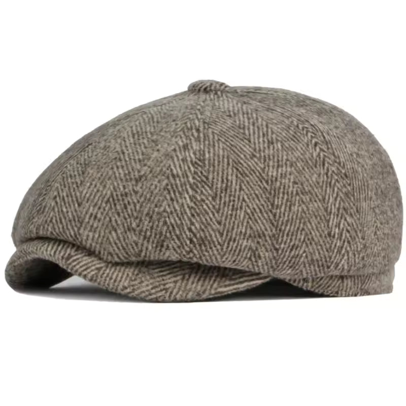 Men’s Herringbone Earflap Cap