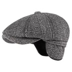 Men’s Herringbone Earflap Cap