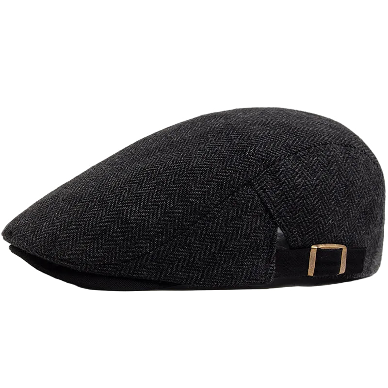 Men’s Herringbone Flat Cap