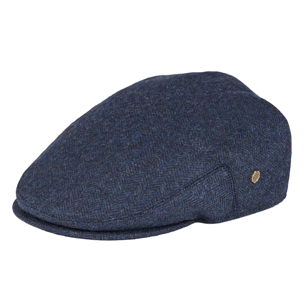Men’s Herringbone Grid Flat Cap