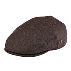 Men’s Herringbone Grid Flat Cap