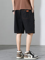 Men’s Knee-Length Shorts with Drawstring