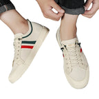 Men’s Knit Lace-Up Sneakers