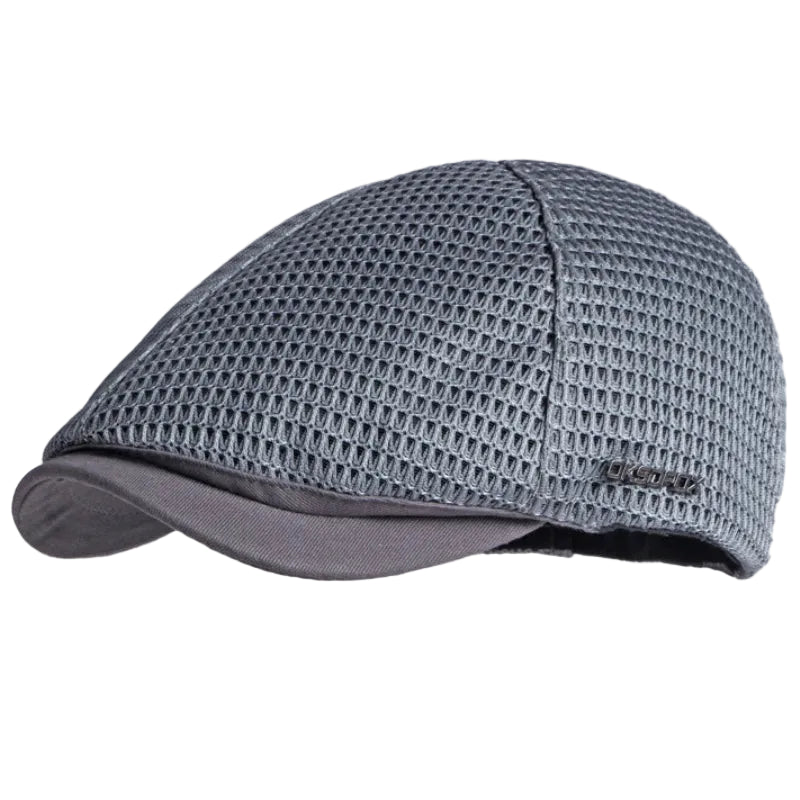 Men’s Loop Pattern Flat Cap