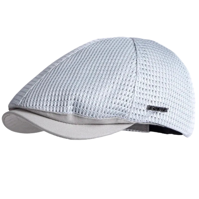 Men’s Loop Pattern Flat Cap