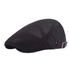 Men’s Micro-Grid Flat Cap