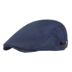 Men’s Micro-Grid Flat Cap