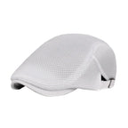 Men’s Micro-Grid Flat Cap