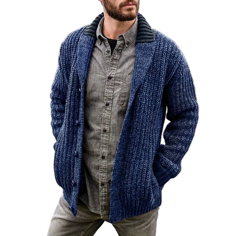 Men’s Open-Front Sweater