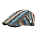 Men’s Paisley Stripe Flat Cap
