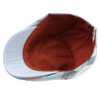 Men’s Patchwork Check Flat Cap