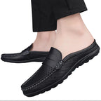 Men’s Perforated Mule Loafers