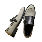 Men’s Pleated Fringe Loafers