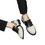 Men’s Pleated Fringe Loafers