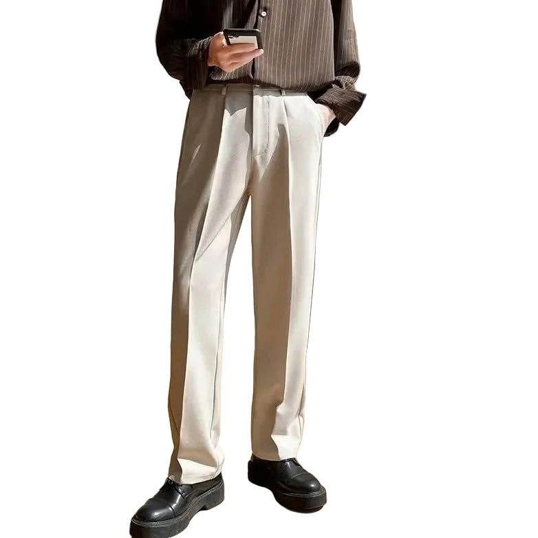 Men’s Pleated Front Trousers