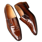 Men’s Pleated Vamp Dress Shoes