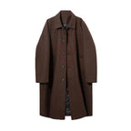 Men’s Point Collar Long Coat