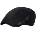 Men’s Raised Text Flat Cap
