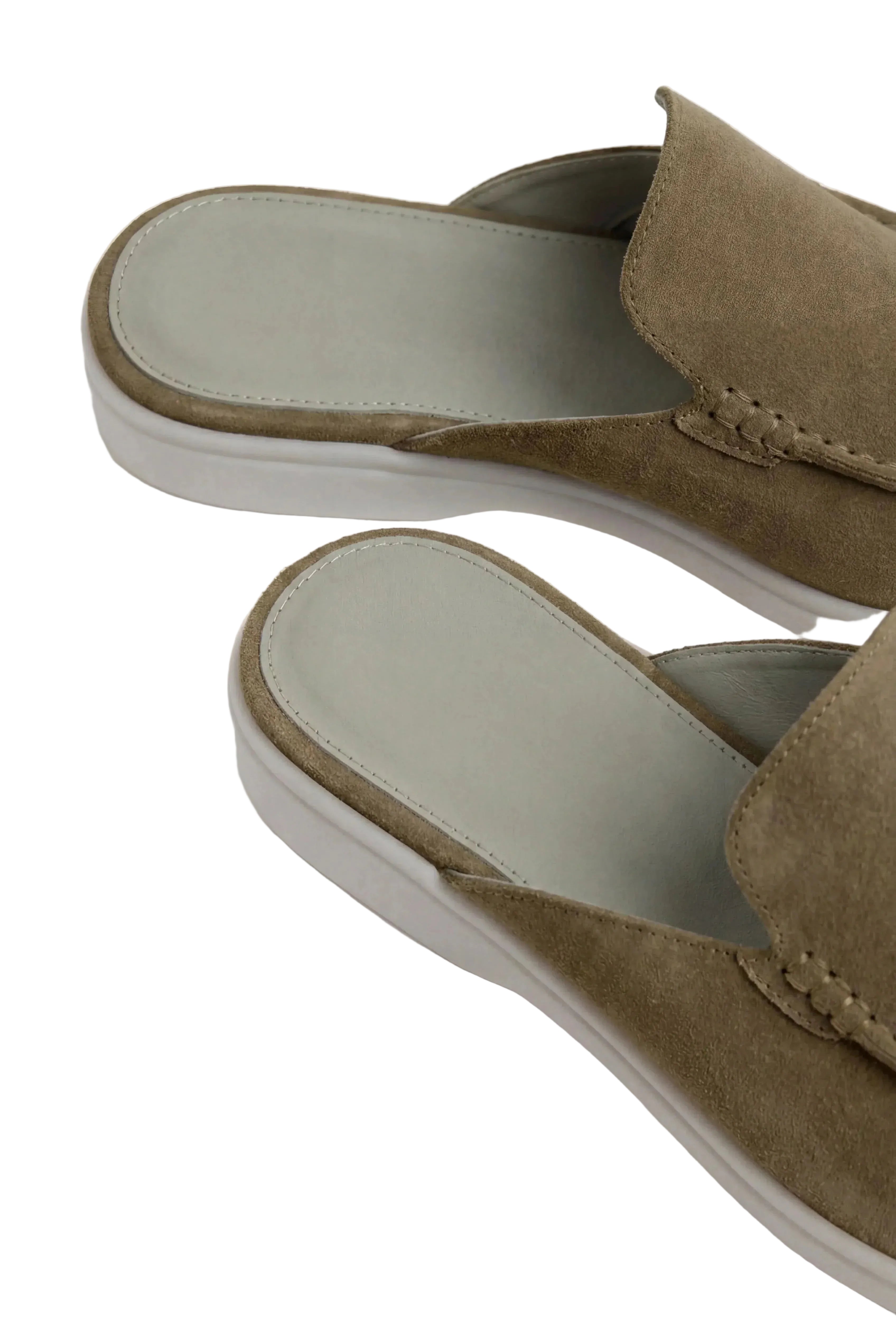 Men’s Round Toe Mule Loafers