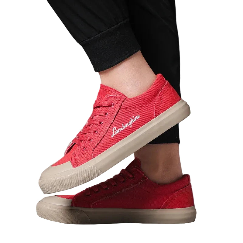 Men’s Script Panel Low-Top