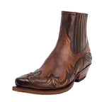 Men’s Scroll Detail Pull-On Boots