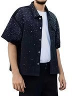 Men’s Short-Sleeved Shirt with Chest Pocket