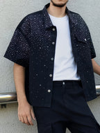 Men’s Short-Sleeved Shirt with Chest Pocket