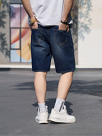 Men’s Shorts with Ripped Patches