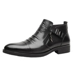 Men’s Side Buckle Ankle Boots
