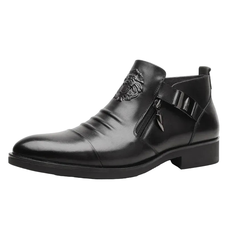 Men’s Side Buckle Ankle Boots