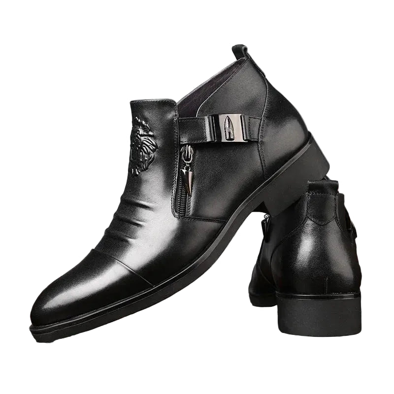 Men’s Side Buckle Ankle Boots