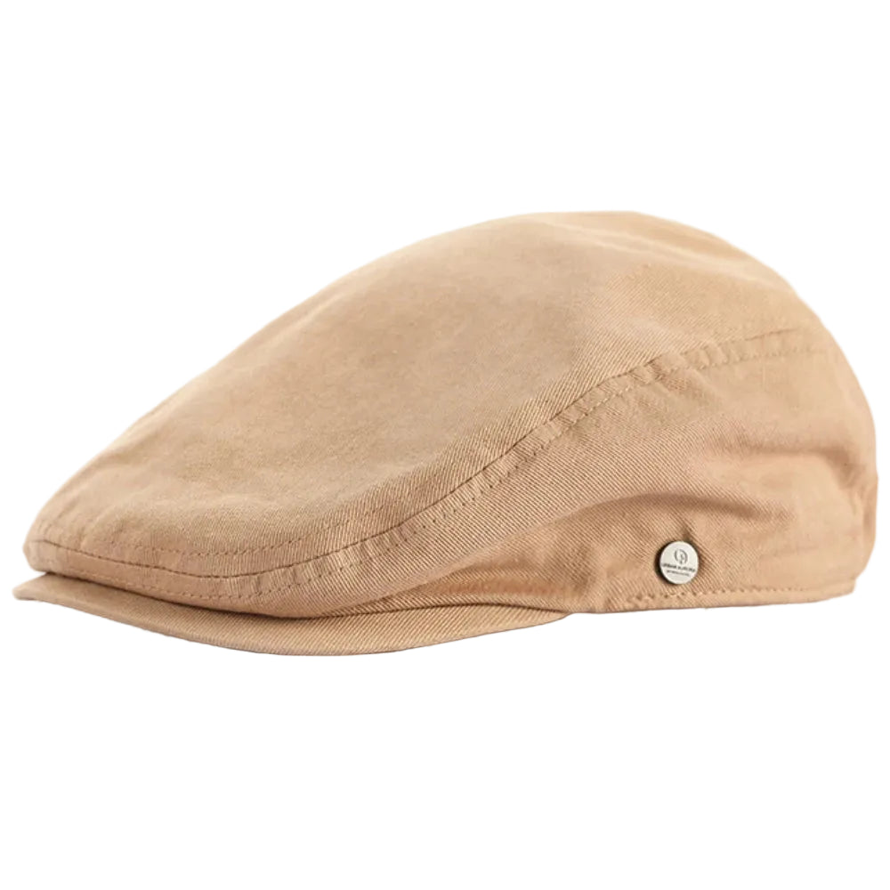 Men’s Side Button Flat Cap