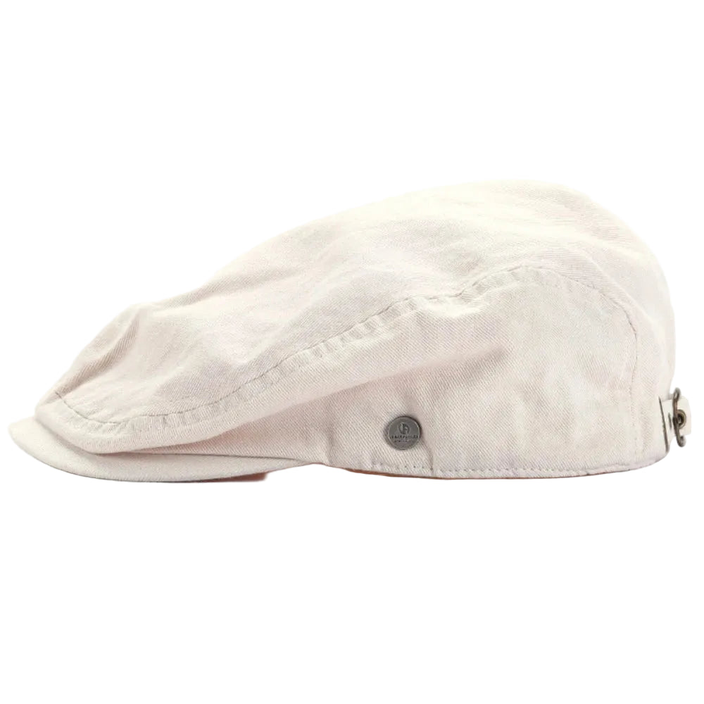 Men’s Side Button Flat Cap