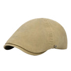 Men’s Solid Tone Flat Cap