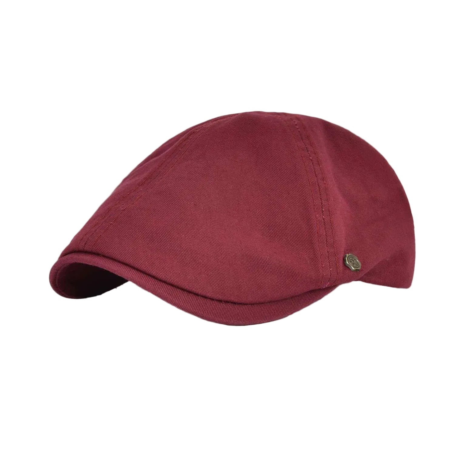 Men’s Solid Tone Flat Cap