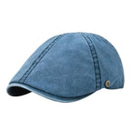 Men’s Solid Tone Flat Cap