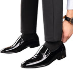 Men’s Square Toe Panel Dress Shoes