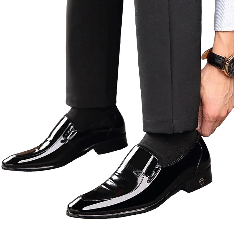 Men’s Square Toe Panel Dress Shoes