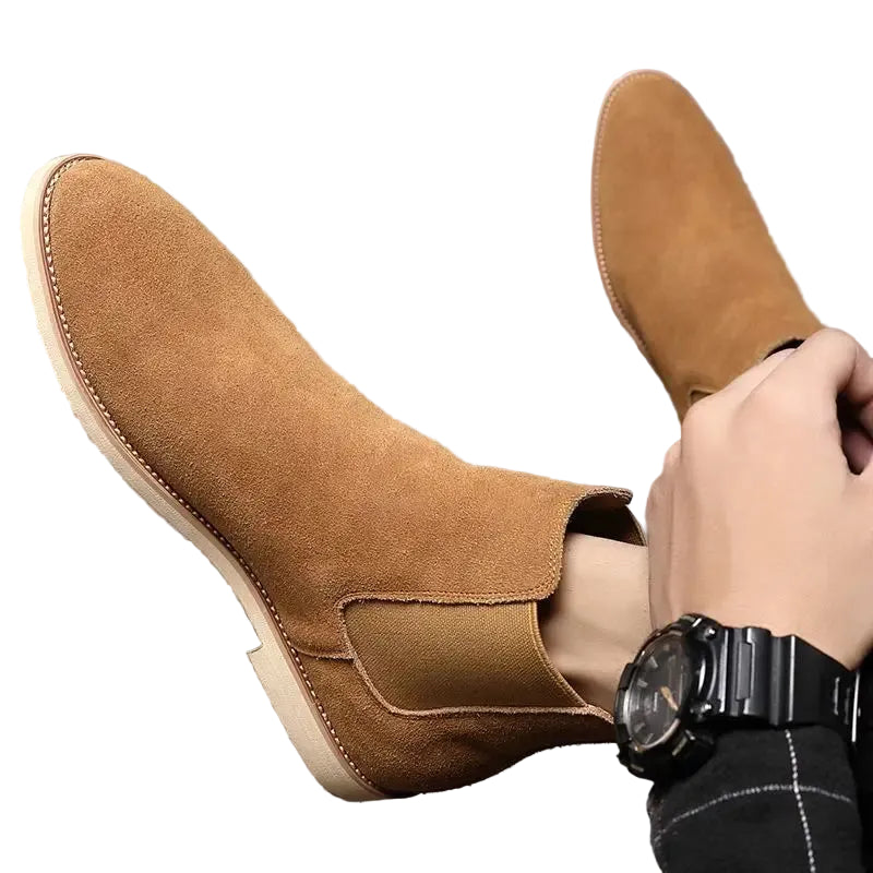 Men’s Stitched Edge Ankle Boots